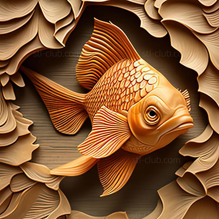 3D model st Goldfish fish (STL)